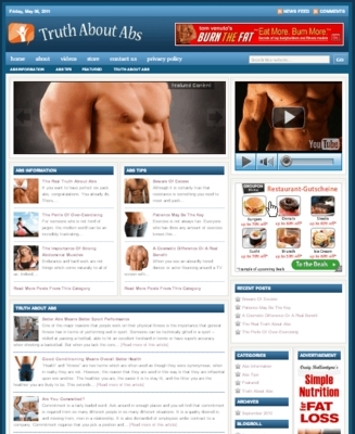 Product picture Niche Blog - Truth About Abs w/ PLR